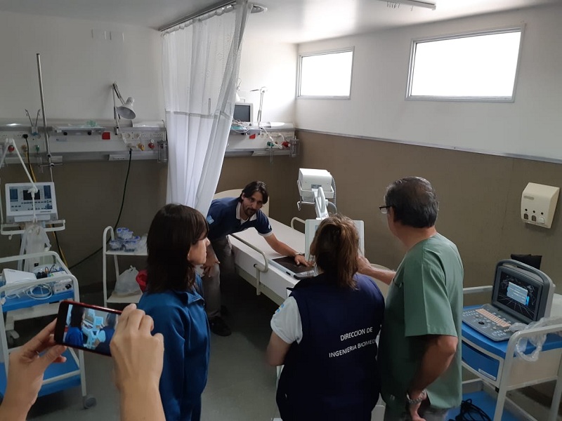 Fortalecen la capacidad de atención para el abordaje de COVID 19 en el hospital de Clorinda