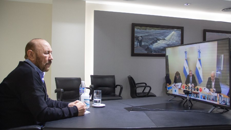 Coronavirus COVID-19: Insfrán participa de la reunión por video conferencia con el Presidente y gobernadores
