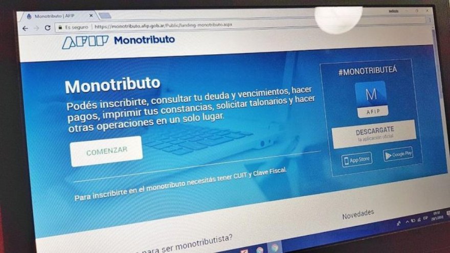Desde este lunes se habilita la inscripción créditos a tasa cero para monotributistas y autónomos