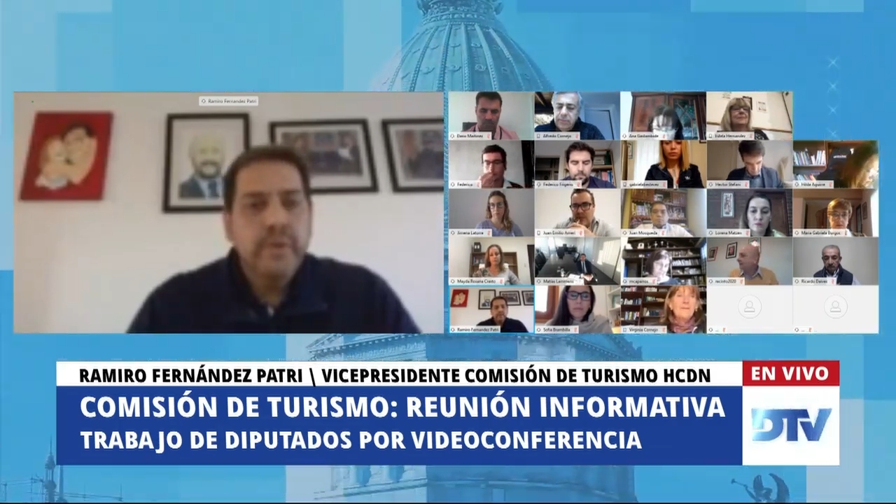 Lammens expuso ante la Comisión de Turismo de la HCDN medidas para reactivar el turismo