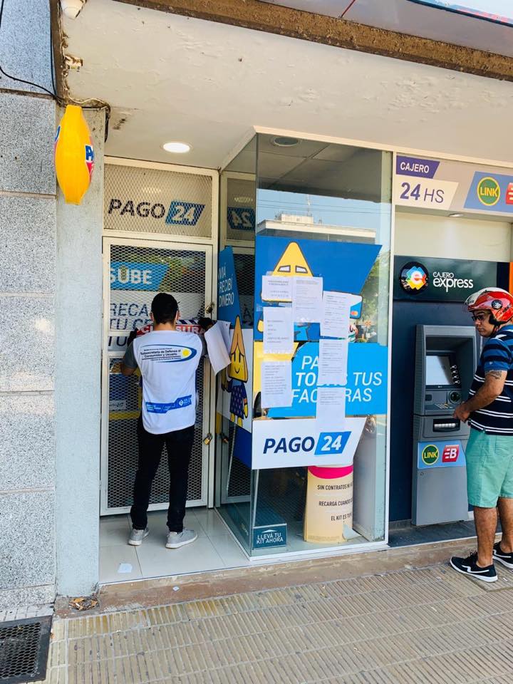 Clausuraron locales de pago por no contar habilitación