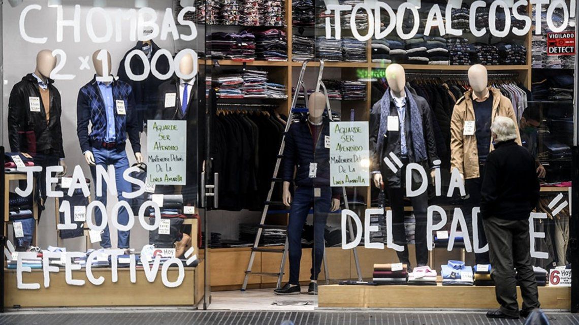 Las ventas por el Día del Padre cayeron 44% pero le dieron un leve respiro a los comercios