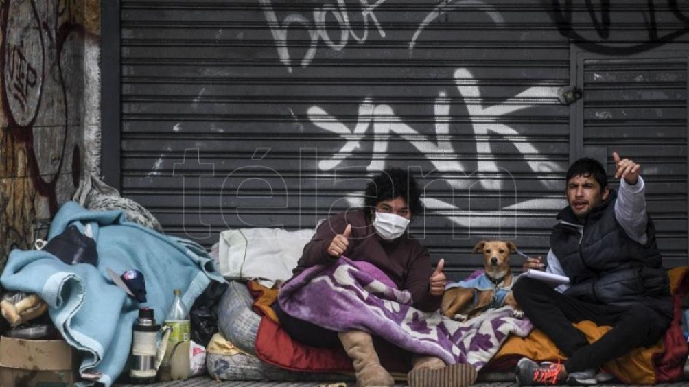 Boca, River y Red Solidaria se sumaron al Operativo Frío que asiste a personas en situación de calle