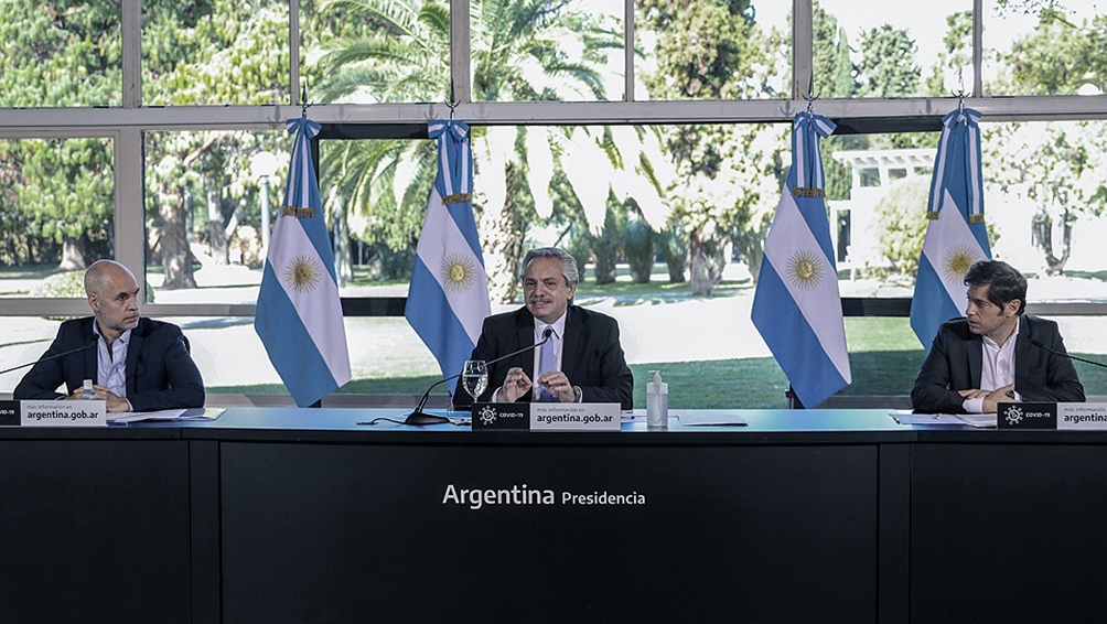 El Presidente se reúne con Rodríguez Larreta y Kicillof para definir cómo sigue el aislamiento