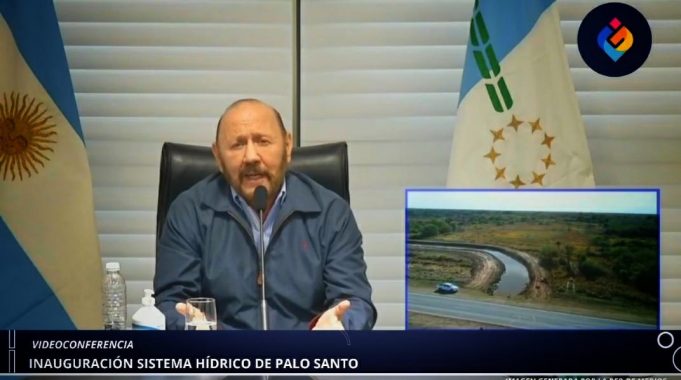 Insfrán: “El sistema hídrico provincial se planificó hace mucho tiempo, nuestro modelo no es la improvisación”
