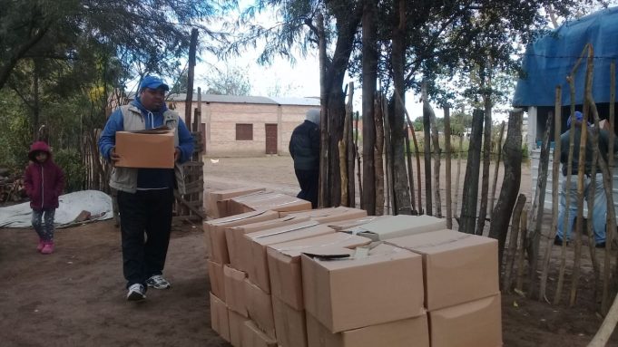 Avanza la entrega de módulos alimentarios modalidad aborigen