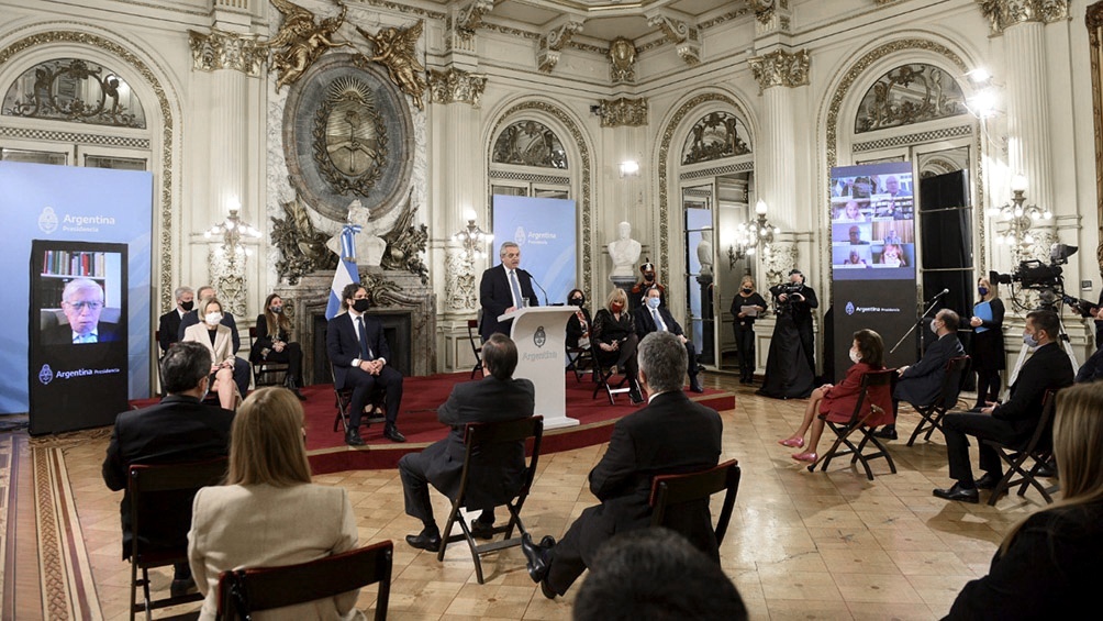 El Presidente defendió la reforma judicial: «Están construyendo ideas que no son ciertas»