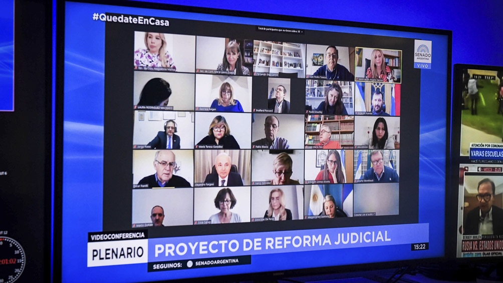 Continúa en el Senado el debate del proyecto de reforma judicial