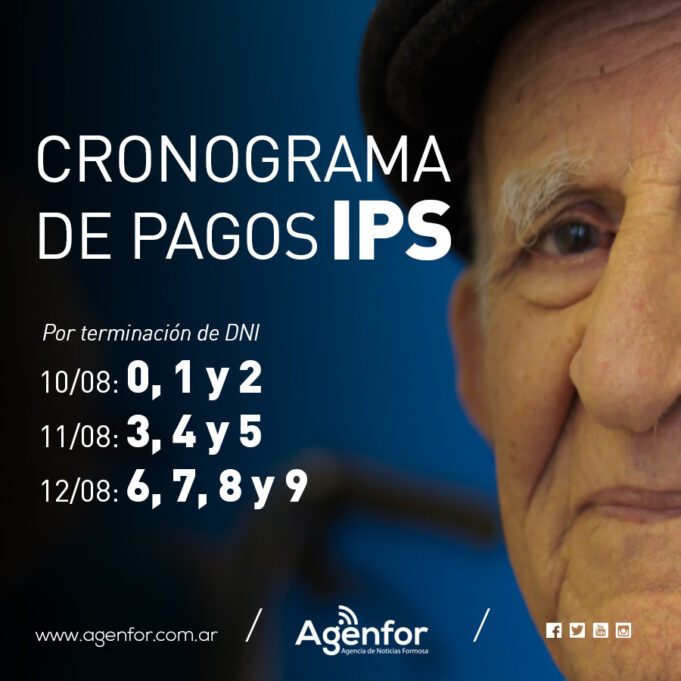 Este lunes, comienza el pago a beneficiarios del IPS