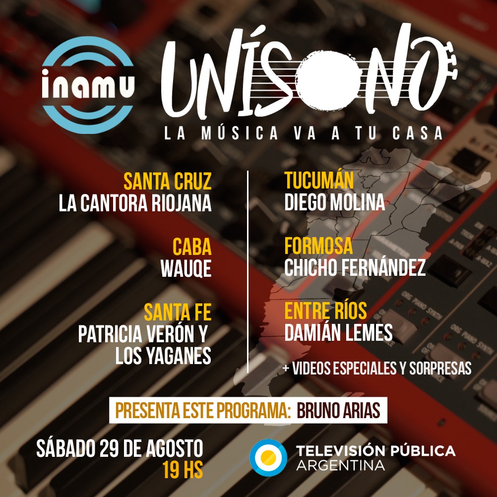 Unísono: CHICHO FERNANDEZ, por la TV Pública.
