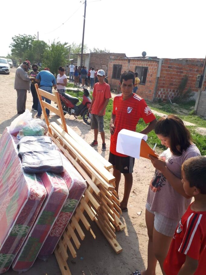 Ministerio de la Comunidad asistió a familias afectadas por un incendio