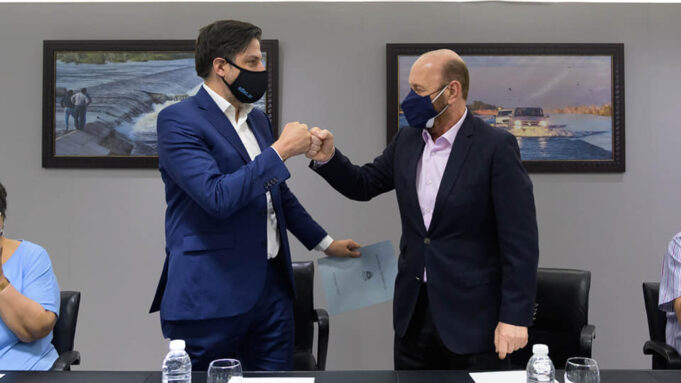 El gobernador Gildo Insfrán y el ministro Trotta evaluaron un futuro reinicio de clases presenciales y semipresenciales