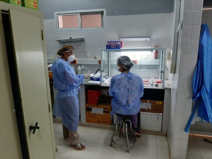 COVID 19:  7 resultados positivos a coronavirus en la provincia.