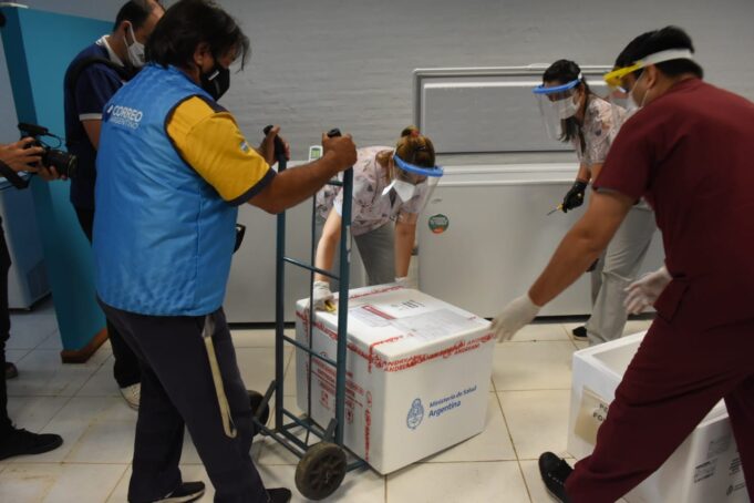 Formosa recibió 1.600 dosis de la vacuna Sputnik V para la segunda aplicación a personal de alta exposición