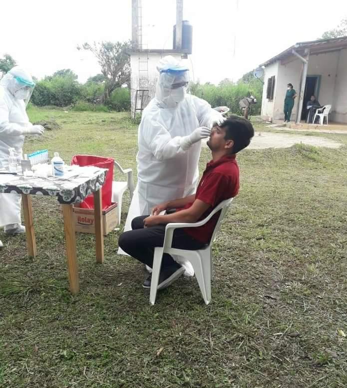 Hospital de Pirané brindó servicios obstétricos y testeos COVID a los vecinos de Colonia Monte Lindo