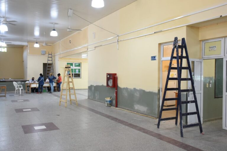Escuelas que funcionaron como CAP volvieron a acondicionarse para el inicio del ciclo lectivo