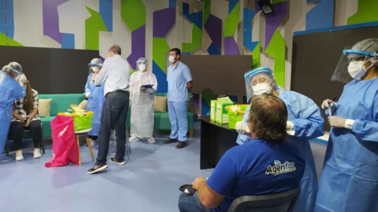 Realizaron hisopados preventivos a todos los trabajadores de prensa de la provincia