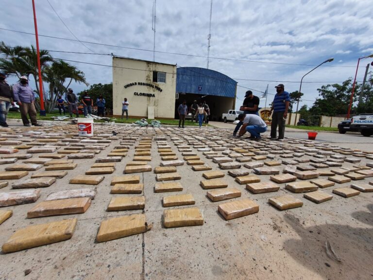 Clorinda: La policía secuestró, presumiblemente, más de media tonelada de marihuana en un campo ganadero