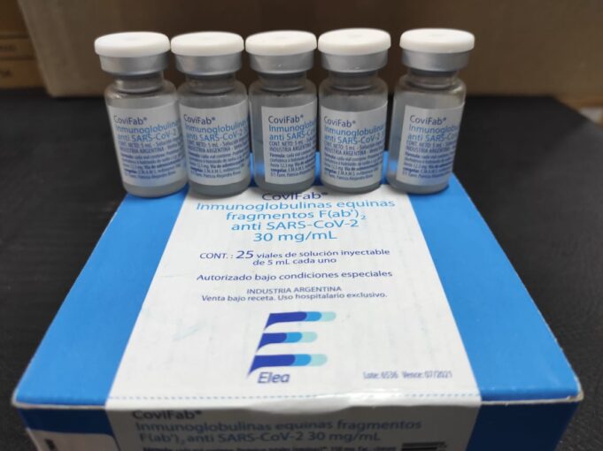 Ya son seis los pacientes tratados con suero híper-inmune equino