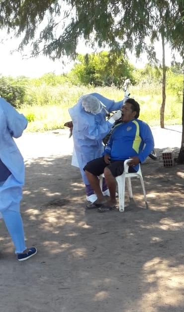 COVID 19: Testeos diarios en la comunidad Bartolomé de las Casas