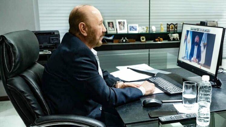 El Gobernador participó de videoconferencia con el Presidente para analizar la situación epidemiológica