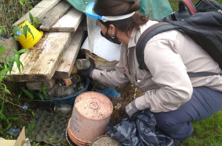 Dengue: El trabajo de las brigadas sanitarias requiere de la colaboración de los vecinos