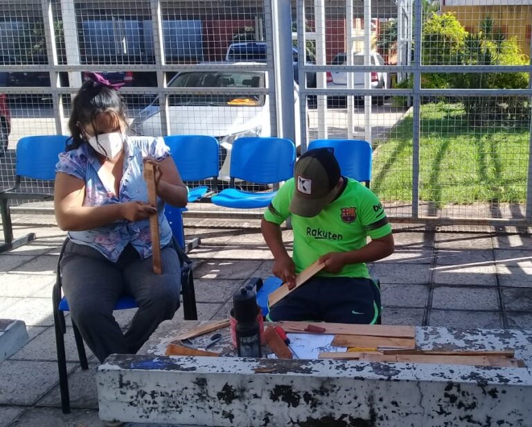 Salud Mental: Habilitaron nuevo taller de carpintería