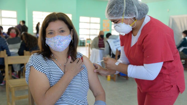 Tres días de vacunación en el interior provincial