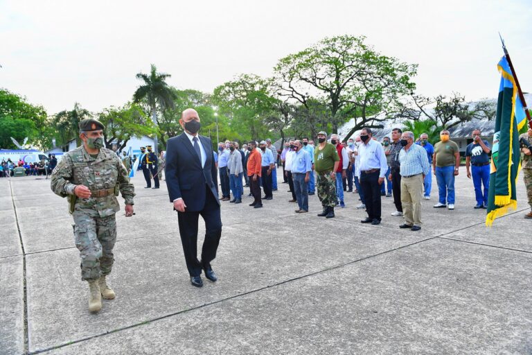 Insfrán presidió homenaje a los héroes formoseños a 46 años de la defensa del Regimiento de Infantería de Monte 29