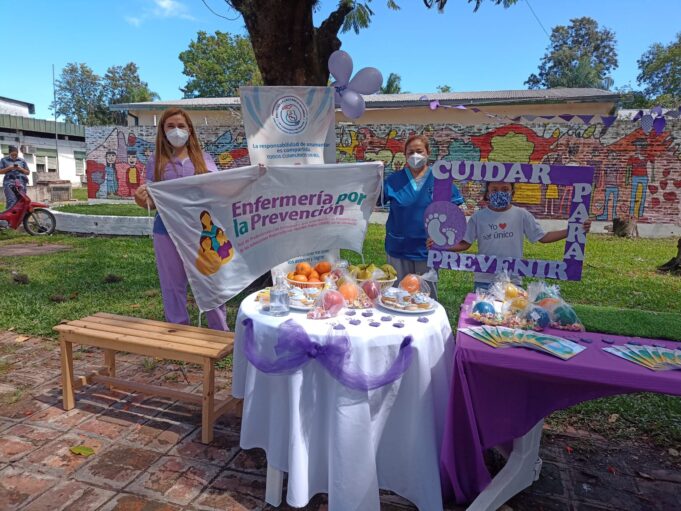 Para cerrar la semana mundial homenajearon a los prematuros y a sus familias