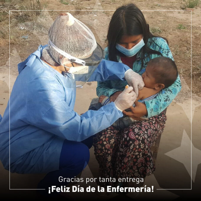 Emotivo saludo en el Día de la Enfermería en la Argentina