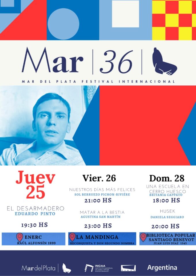 Formosa proyectará de manera gratuita películas del 36° Festival Internacional de Cine de Mar del Plata