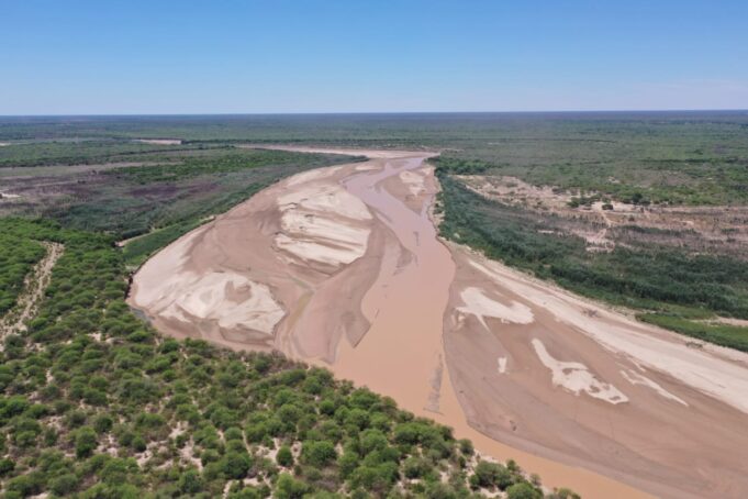 Comenzaron las primeras crecidas del Pilcomayo
