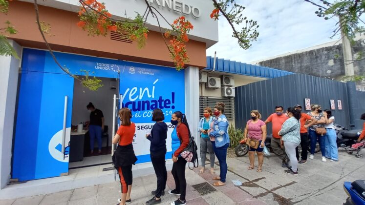 Formosa cuenta con más del 94% de su población objetivo vacunada con la primera dosis, más del 80% con la segunda y más del 46% con la tercera