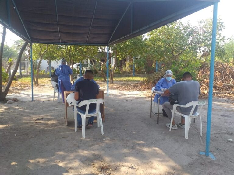 Centro de salud del barrio Liborsi realiza hisopados a demanda para los vecinos de la zona