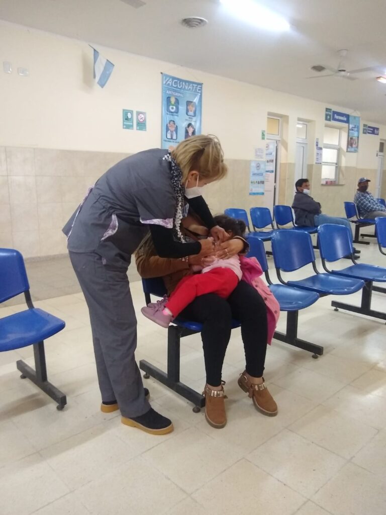 Activa aplicación de la dosis antigripal pediátrica en el hospital de San Martín 2