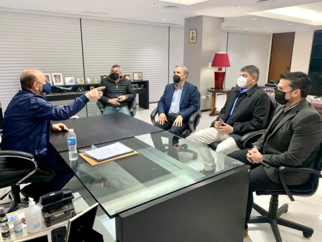 Insfrán recibió al director ejecutivo de la  Comisión Nacional de Regulación del Transporte