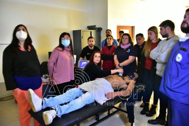 Se dictó un curso de Ultrasonografía en el Hospital Evita