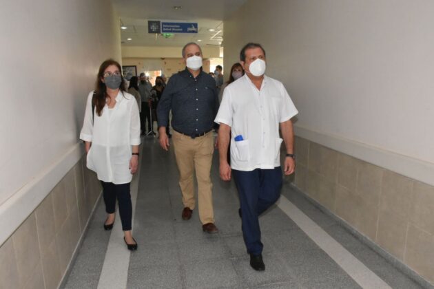 Gómez se reunió con funcionarios del Ministerio de Salud de la Nación en una nueva visita a la provincia