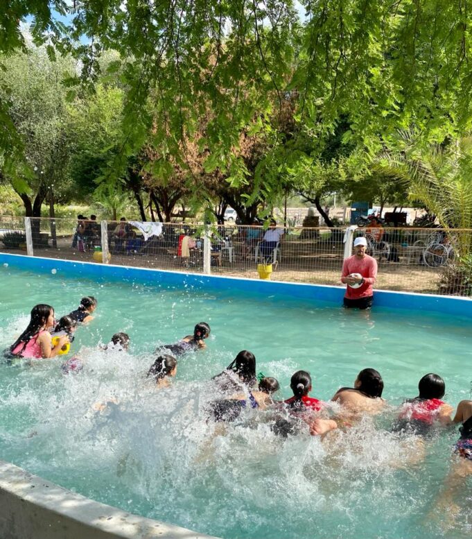 Comenzó en Ingeniero Juárez la colonia de vacaciones y ya es todo un éxito