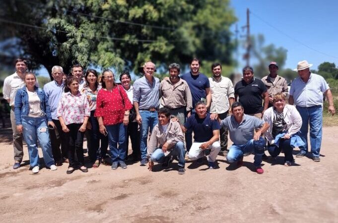 El Ministerio de Producción realizó una jornada con las familias paipperas del centro oeste de la provincia