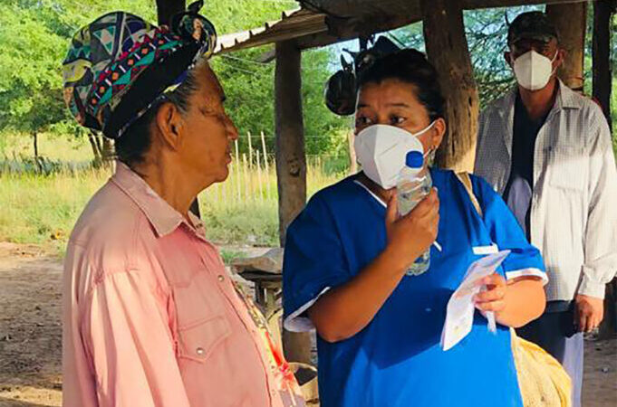 Se realizó una charla de prevención de diarreas agudas en niños y niñas en la colonia aborigen Ensanche Norte