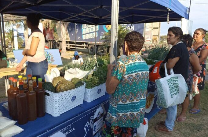 Arrancó  el esquema itinerante de Soberanía Alimentaria en el barrio Laguna Siam