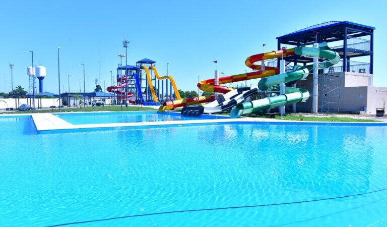 Romay destacó el Parque Acuático como espacio de recreación