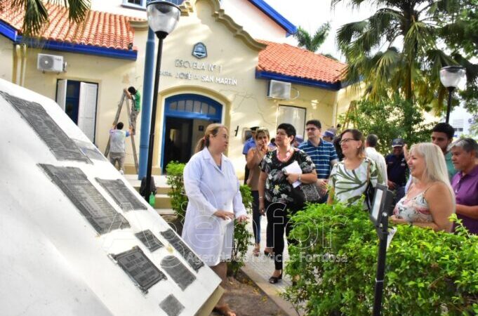 De cara al inicio del ciclo lectivo, comenzó recorrida por escuelas prestas a ser inauguradas