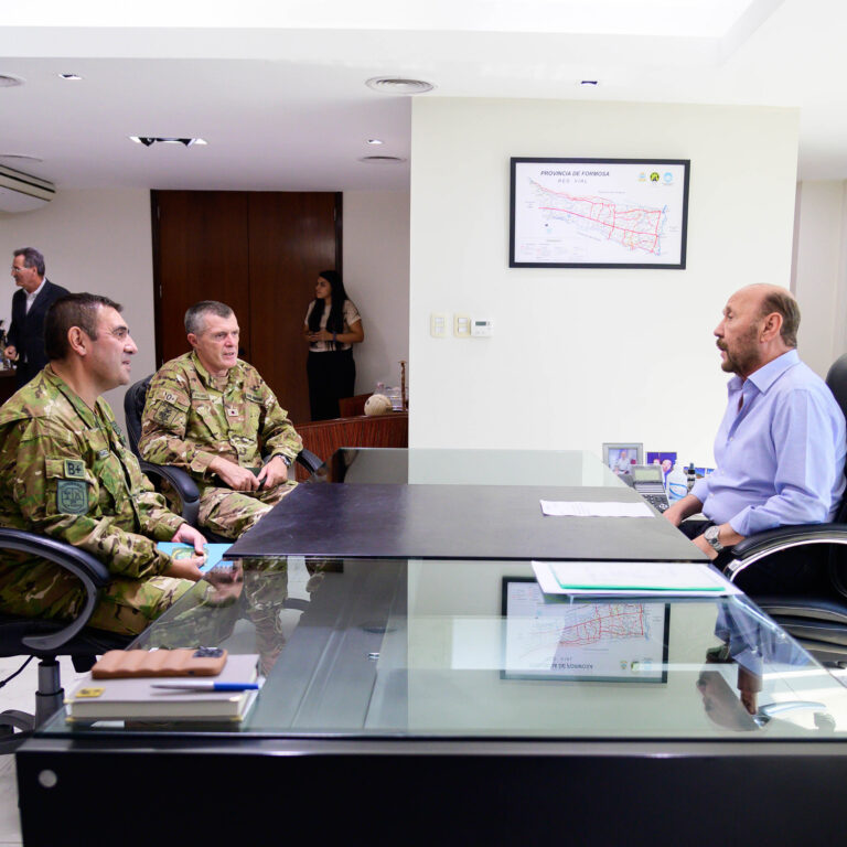 El Gobernador se reunió con el nuevo jefe del Regimiento 29
