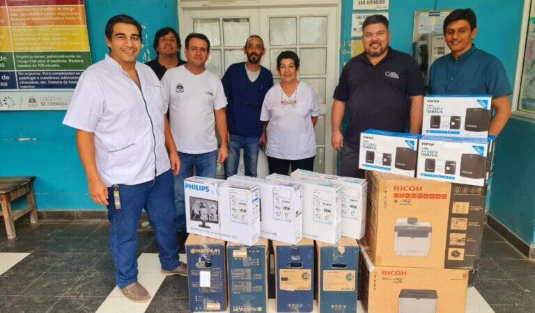El hospital de Villa 213 sumó equipamiento informático para distintos servicios