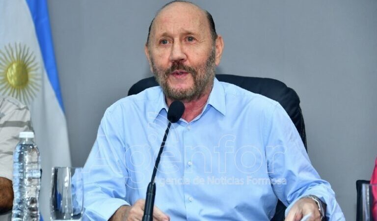 El gobernador Insfrán anunció medidas salariales para el primer semestre del 2023