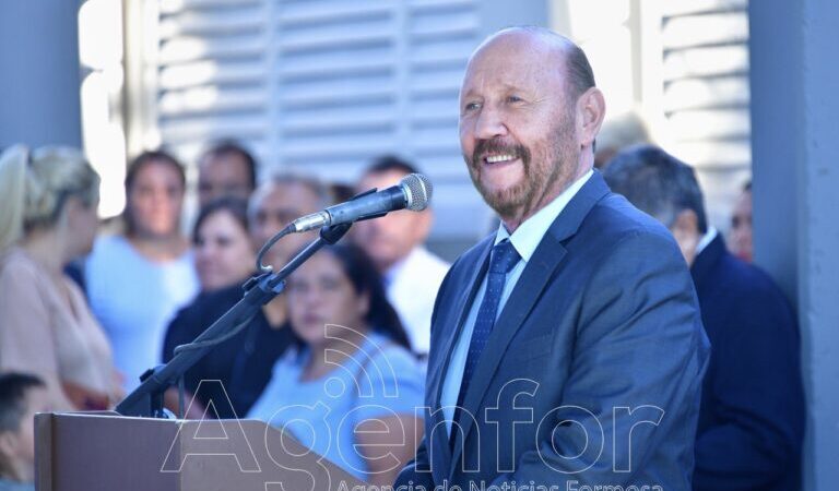Gildo Insfrán inauguró la obra educativa número 1.464 de su gestión como gobernador