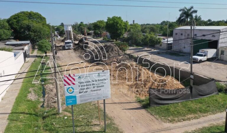 Continúan las obras del IPV en el barrio Simón Bolívar